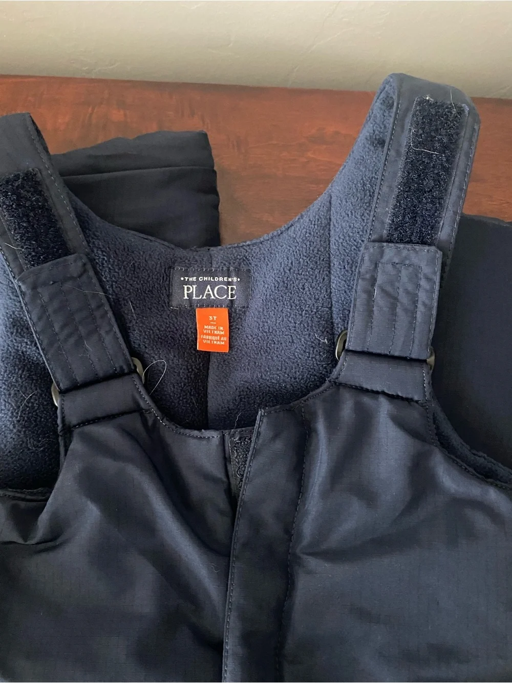 The Children's Place Navy Blue Kids Snow Pants and Bib